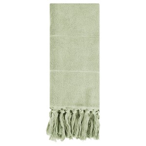REGALWOVEN Bathroom Cotton Absorbent Soft Decorative Turkish Hand Towels with Tassel 14" x 30" - 1 of 4
