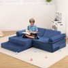 Kids Couch 13PCS Play couch,modular kids play couch for playroom, Playhouse Play Set for Toddlers Babies, Foam Modular Sectional Sofa - 3 of 4