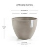 Ecopots Antwerp Durable Modern Round Indoor/Outdoor Recycled-Based Composite Flower Pot Planter - 2 of 4