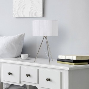 Creekwood Home 19.69" Contemporary Pedestal Table Lamp - 1 of 4