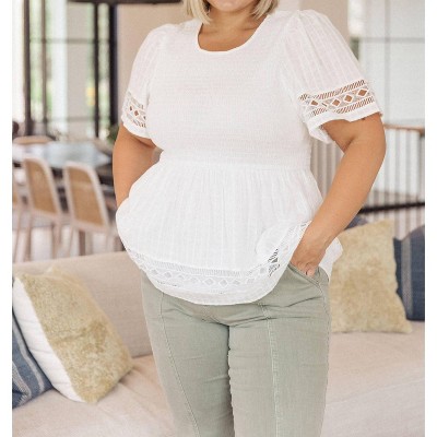 Women's Sweet Sister Peplum Blouse - Polagram