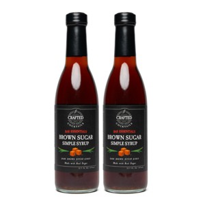 Crafted Cocktails Brown Sugar Syrup: 2 Pack (12.7 oz Each): Perfect for Coffee, Cocktails and More: Made with Real Sugar and Premium Ingredients - 1 of 4