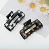 Unique Bargains Claw Clip Black White 1 Pc - 3 of 4
