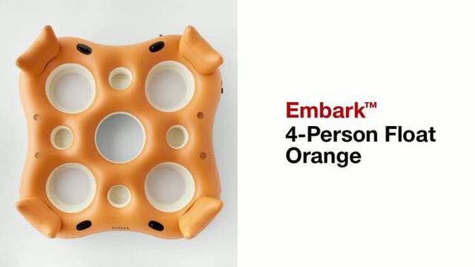 4-Person Float Orange - Embark&#8482;, 2 of 6, play video