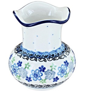 Blue Rose Polish Pottery 968 Ceramika Artystyczna Bud Vase - 1 of 1