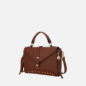 MKF Collection Angela Vegan Leather Women’s Satchel Bag by Mia K - 1 of 4