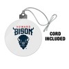Howard University Bison Primary Logo Acrylic Christmas Tree Holiday Ornament - 3 of 4