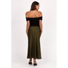 Petal and Pup Womens Nellie Satin Midi Skirt - 2 of 4