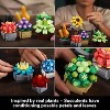 1174-Piece Succulent Building Set, Create 12 Artificial Plants for Home Decor and Creative Gifts - 3 of 4