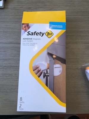 Safety 1st Adhesive Magnetic Lock System, 4 ct
