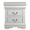 Grungis Modern Nightstand with 2 Drawers,Mid-Century Wood Bedside Table for Living Room Bedroom - 4 of 4