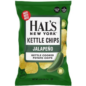 Hal’s New York Potato Chips Jalapeno - Case of 24 - 2 oz - 1 of 4