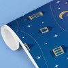 Big Dot of Happiness Eid Gift Wrapping Paper Roll,Blue and Gold Ramadan Wrapping Paper, Eid Mubarak Gift Wrapping, 24 in x 7 feet, 1 Roll - 4 of 4