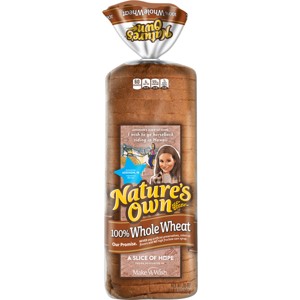 Nature's Own 100% Whole Wheat Bread - 20oz - 1 of 4