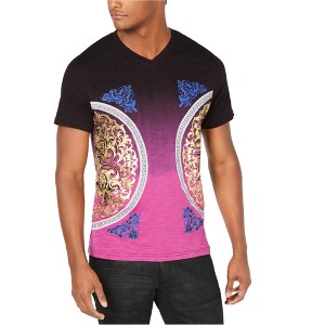 I.N.C International Concepts Mens Half Moon Graphic T-Shirt, Black, X-Small - 1 of 1
