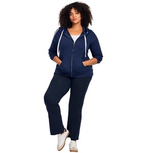Avenue Side Stripe Zip Hoodie - 1 of 4
