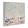 Stupell Industries Aerial Beach View People Swimming Black Framed Giclee Art - 3 of 4