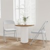 Metal Folding Chairs , Double-Hinged Heavy Duty Steel Frame, Foldable & Stackable - 4 of 4