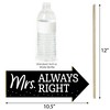 Big Dot of Happiness Funny Mr. and Mrs. - Black and White Wedding or Bridal Shower Photo Booth Props Kit - 10 Piece - 2 of 4