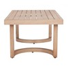 Coffee Table Brown, 16.7" H, Faux Wood Aluminum, Modern Living Table By Zuo Modern - 4 of 4