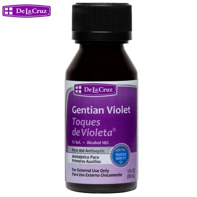 De La Cruz Genitian Violet Solution 1% 30 Ml