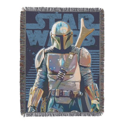 Northwest Star Wars Woven Tapestry Throw Blanket, 48" x 60", Alone