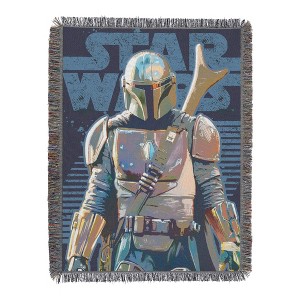Northwest Star Wars Woven Tapestry Throw Blanket, 48" x 60", Alone - 1 of 1