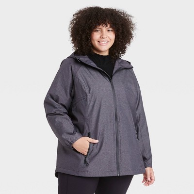 target plus size rain jacket