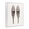 Stupell Industries Minimal Winter Snow Shoes Black Framed Giclee Art - 3 of 4