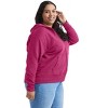 Hanes Just My Size EcoSmart Women's Full-Zip Fleece Hoodie (Plus Size) - 2 of 4