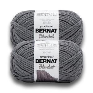 Bernat Blanket Big Ball Yarn 24 Pack-Dark Gray - 1 of 4