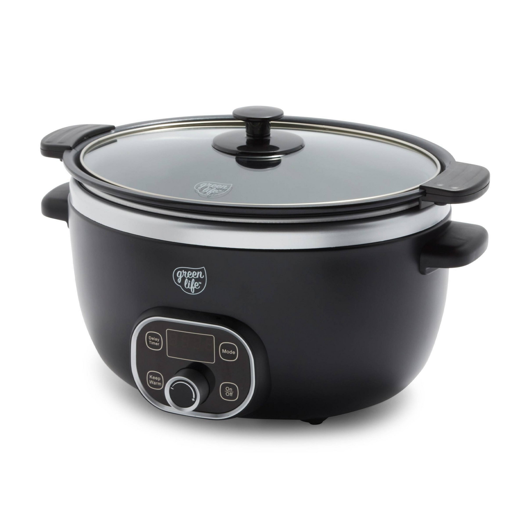 GreenLife Healthy 6qt Slow Cooker Black