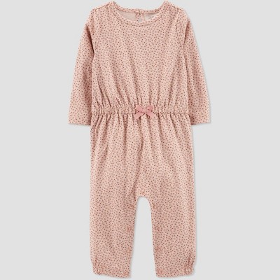 Image of Carter's Just One You® Baby Girls' Jumpsuit - Blush Pink 3M
