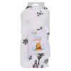 NoJo Disney Winnie the Pooh and Piglet White, Red, and Green Christmas Holiday Wreath "Santa's Little Helper" Photo Op Super Soft Baby Blanket - 4 of 4