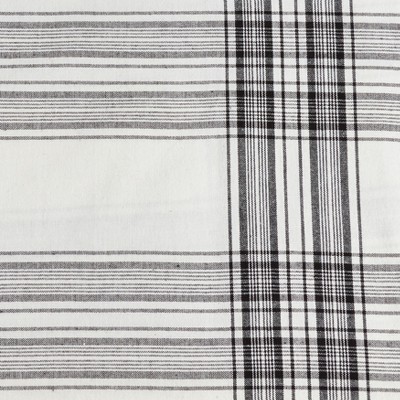 Black and White Plaid Cotton Table Placemats Set of 4