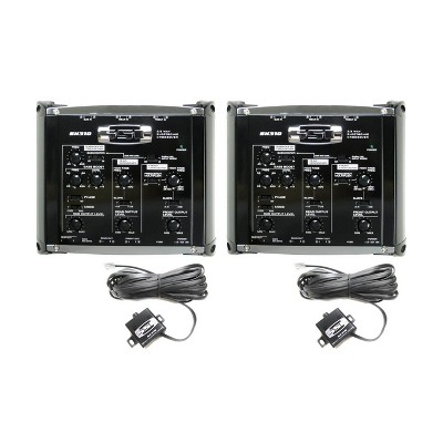 Soundstorm SX310 2/3 Way Electronic Crossover Car Bass Audio w/ Remote (2 Pack)