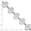 Black Bow Jewelry Stainless Steel Georgia Bulldogs NCAA charm Bracelet 9.25 Inch - 4 of 4