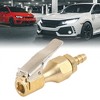 Unique Bargains Car Tire Chuck Clip Air Inflator Compressor Pump Adapter Accessories Gold Tone - 2 of 4