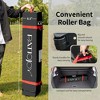 10x10 FT Outdoor Pop Up Tent Canopy Height Adjustable Sun Shelter W/ Roller Bag - 3 of 4