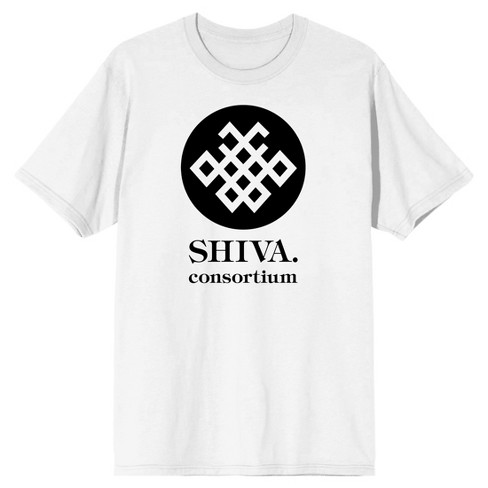 Godzilla Shiva Consortium Logo Men s White T shirt small Target