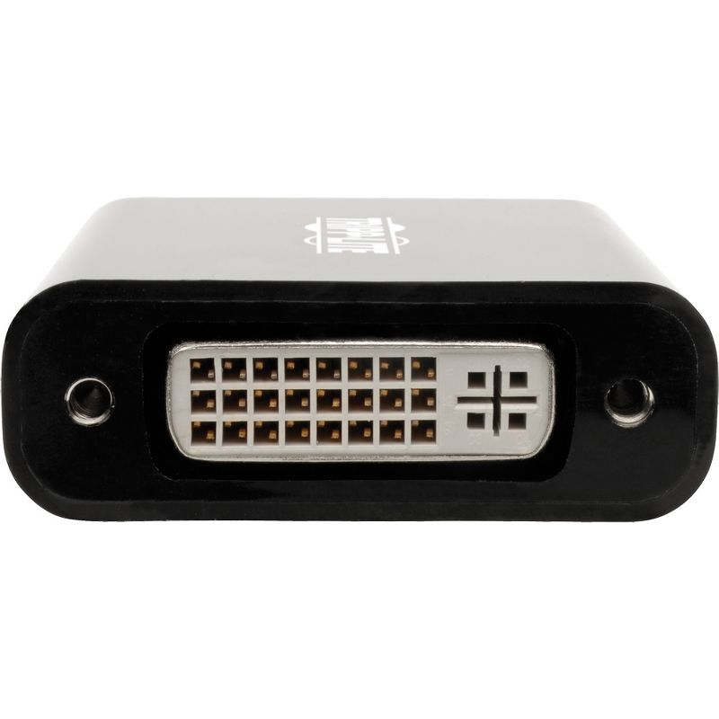 Tripp Lite USB C to DVI Adapter Converter, USB 3.1, Thunderbolt 3, 1080p - M/F, Black, USB Type C, USB-C, USB Type-C, 4 of 6