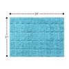 Knightsbridge Summer Tile 220 GSF Non Skid Back Bath Rug 17 x 24 - Aqua - 2 of 4