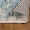 Modern Distressed Abstract Indoor Runner or Area Rug by Blue Nile Mills - 3 of 4