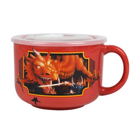 Red Eyed Green Dragon Extra Large Coffee Mug