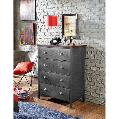 Urban Quarters Chest Steel Black - Hillsdale Furniture