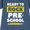 - Instant Message - Ready To Rock Preschool Graphic Short Sleeve Fleece Dress - 2 of 4