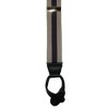 CTM Men's Elastic Button End Stripe Dress Suspenders - 3 of 4