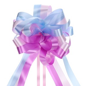 Unique Bargains Large Big Pull Bow Gift Wrapping for Wedding Car Baskets Presents 10 Pcs - 1 of 4