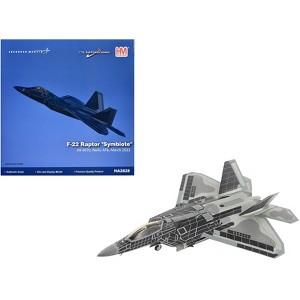 Lockheed F-22A Raptor Stealth Aircraft "Symbiote, Nellis AFB" US Air Force "Air Power Series" 1/72 Diecast Model by Hobby Master - 1 of 4