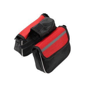 Unique Bargains Bike Pannier Bag Waterproof for Road Bike Mountain Bike Nylon 1pc - 1 of 4